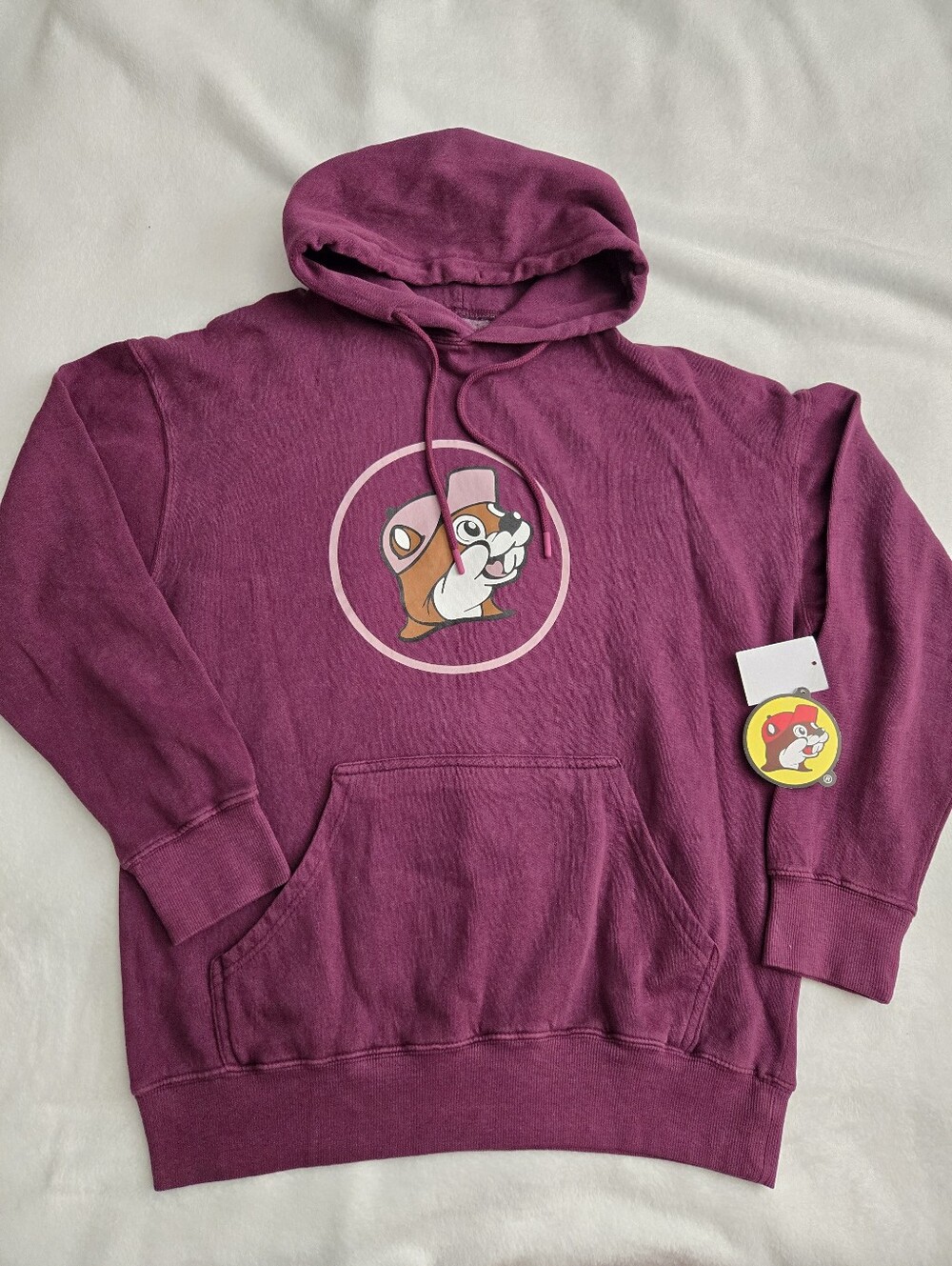RARE & DISCONTINUED Buc-ee's Maroon Graphic Hoodie - Roadtrip Print
